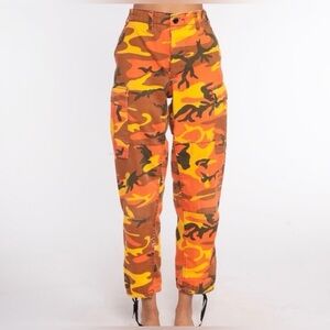Rothco orange Camouflage Cargo Pants